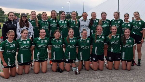 The Sarsfields senior ladies team who captured the Melissa Patterson Memorial Cup recently The Sarsfields senior ladies team who captured the Melissa Patterson Memorial Cup recently