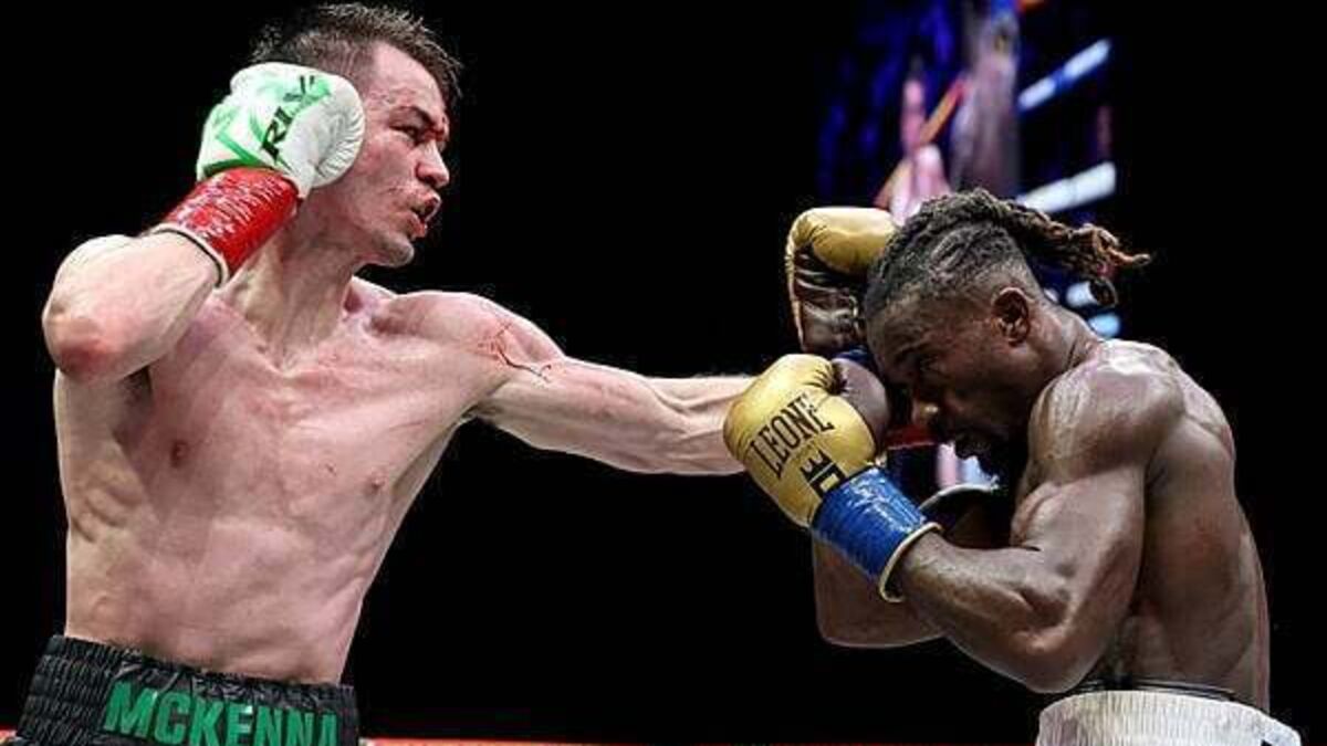 Ireland's Aaron McKenna wins world middleweight title at the 3Arena