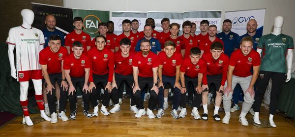 The Mayo squad and management with the new Mayo home and away kit at the launch in the TF Royal, Castlebar. Pictures: John Corless The Mayo squad and management with the new Mayo home and away kit at the launch in the TF Royal, Castlebar. Pictures: John Corless