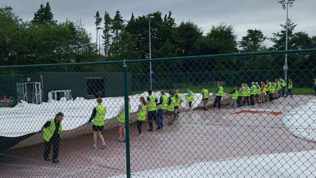 Castlebar Tennis Club installs new dome