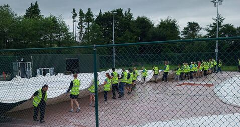 Castlebar Tennis Club installs new dome