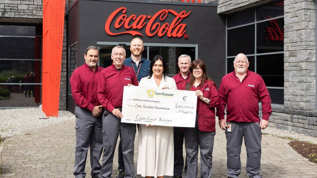 Coca-Cola Ballina raises €100,000 for Sunflower Children’s Hospice