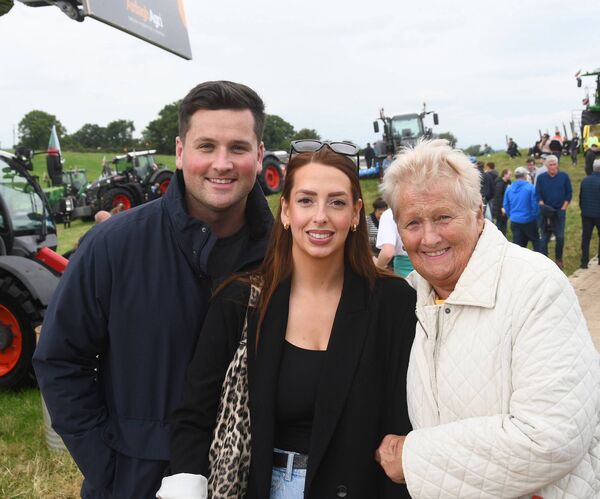 Enjoying the Bonniconlon Agricultural Show were Jason Howley, Sinead Mahon and Bridie Howley from Foxford. Picture: John O'Grady Enjoying the Bonniconlon Agricultural Show were Jason Howley, Sinead Mahon and Bridie Howley from Foxford. Picture: John O'Grady