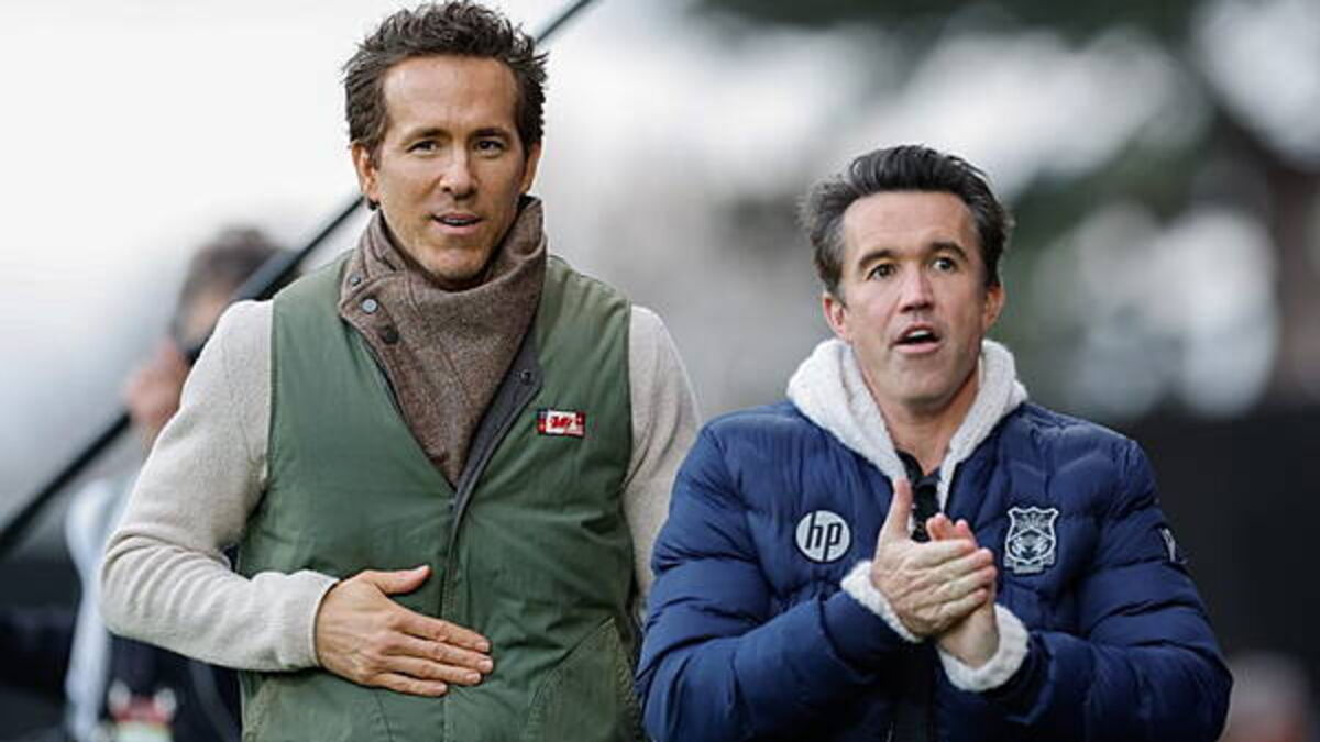 Hollywood duo Ryan Reynolds and Rob Mac reaffirm Wrexham’s Premier League target