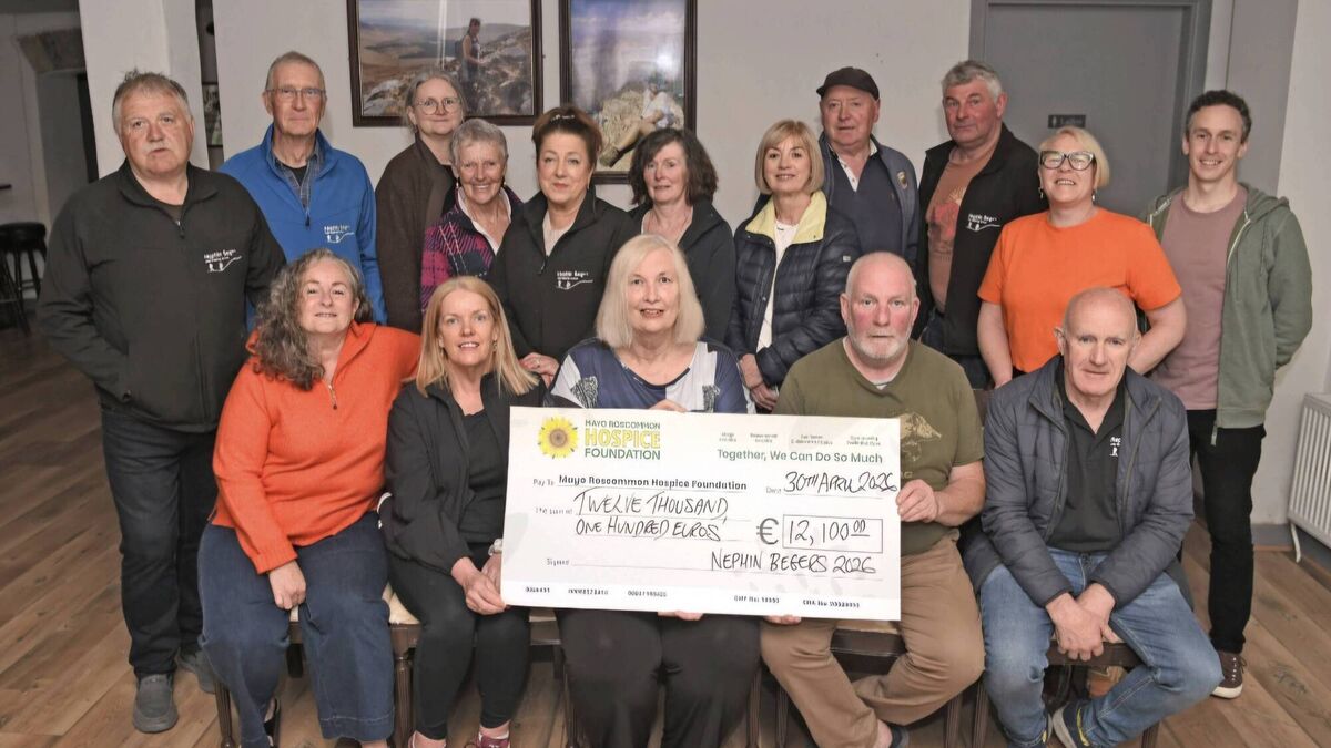 Hiking group raise over €65,000 for Mayo Roscommon Hospice