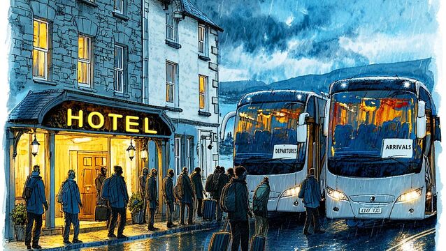 Arrivals and departures in our 'ghost' hotels