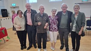 <p>Theresa Sloyan, Eugene Delaney, Tom Flatley Maura Mullins, Billy Lyons and Ursula Waldron at the Windows Into History event at the Community Hall during Heritage Week.</p> <p>Theresa Sloyan, Eugene Delaney, Tom Flatley Maura Mullins, Billy Lyons and Ursula Waldron at the Windows Into History event at the Community Hall during Heritage Week.</p>