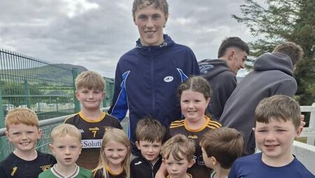 Kobe McDonald back in Mayo cheering on schoolmates