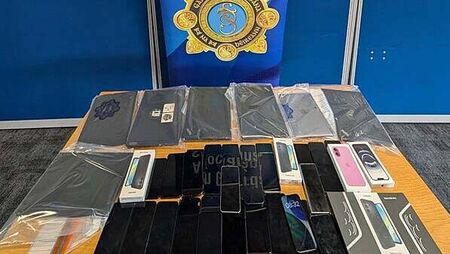 Laptops and mobile phones among stolen items seized by gardaí