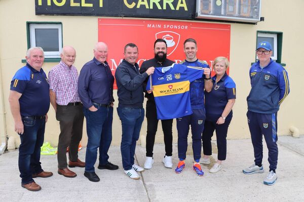 Kiltane GAA Club wishes to thank Kenneth, Jarlath and Trevor Mangan of Mocha Beans for renewing their generous sponsorship for another three years. The club is extremely grateful for their continued support, dedication, and ongoing commitment to the club and community. They are pictured with Cathal Carey and officers of Kiltane GAA. Kiltane GAA Club wishes to thank Kenneth, Jarlath and Trevor Mangan of Mocha Beans for renewing their generous sponsorship for another three years. The club is extremely grateful for their continued support, dedication, and ongoing commitment to the club and community. They are pictured with Cathal Carey and officers of Kiltane GAA.