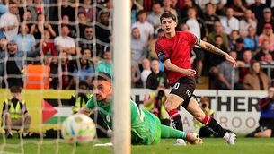 Rayan Cherki and Erling Haaland at the double as Man City cruise to victory Rayan Cherki and Erling Haaland at the double as Man City cruise to victory