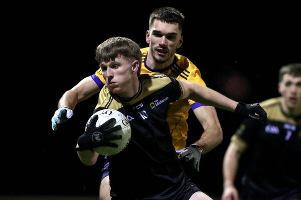 Oisin Flynn on the ball for TUS Midlands in last year's Electric Ireland Higher Education GAA Sigerson Cup Quarter-Final against DCU Dóchas Éireann.	Picture: INPHO/Laszlo Geczo