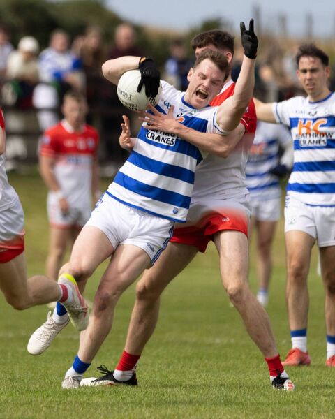 Matthew Ruane and his Breaffy teammates will aim to make it three wins from three and secure a home quarter-final when they take on Knockmore next Sunday.	Picture: Ryan Gallagher