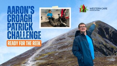 Ready for the Reek: Aaron takes on Croagh Patrick for Western Care Association