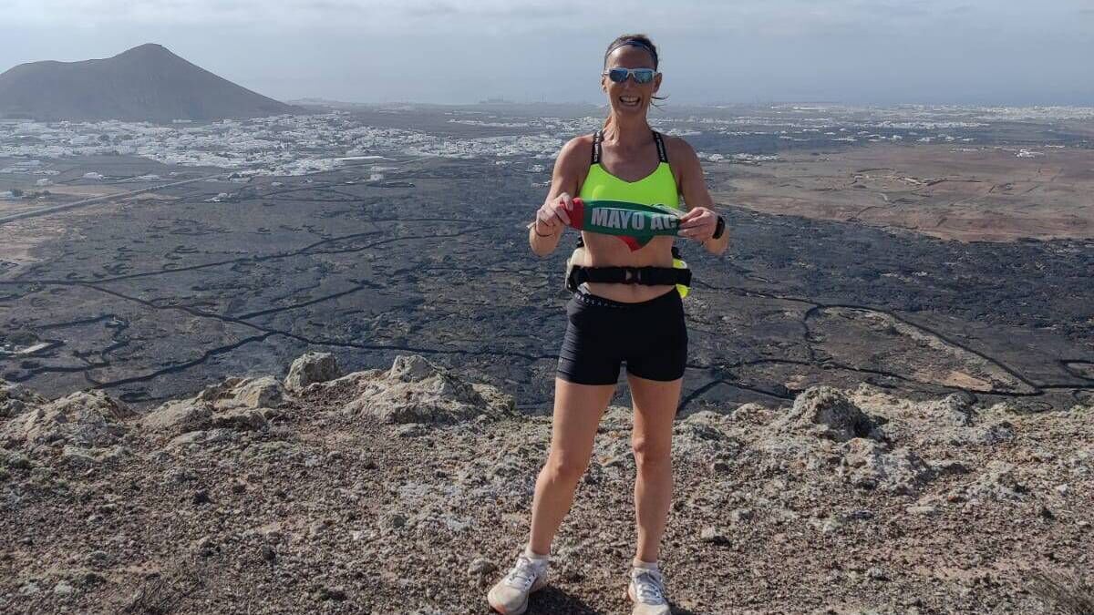 Running for fun in the Canarian sun