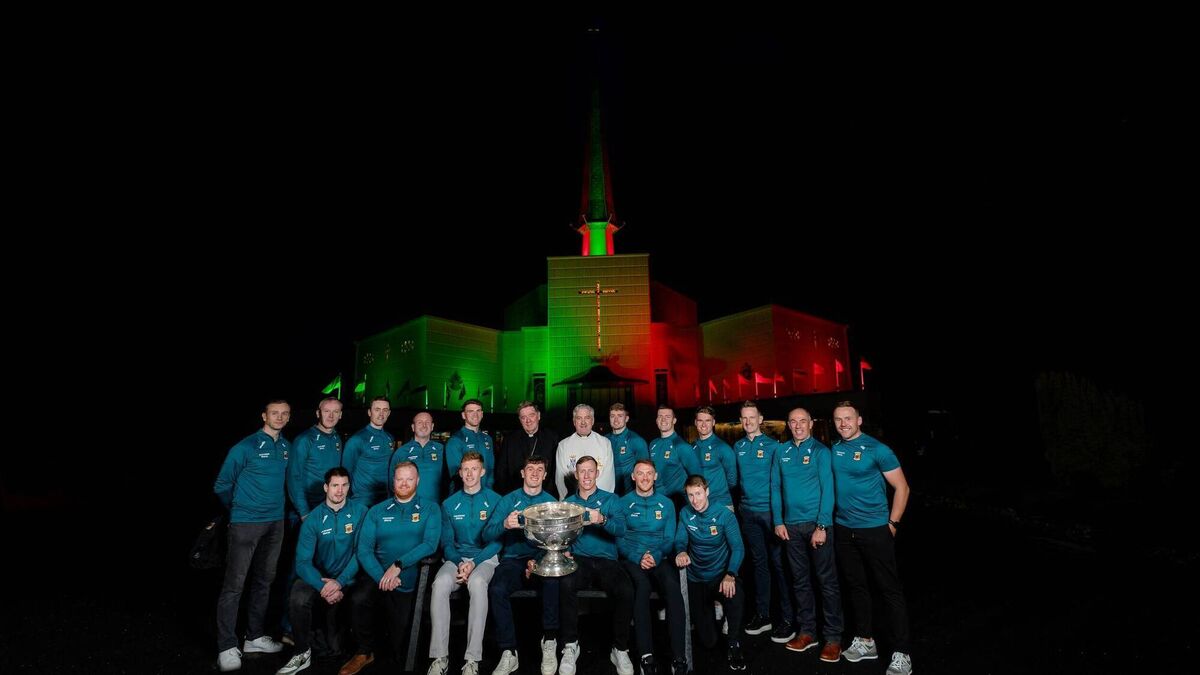 Mayo footballers hailed for All-Ireland win 