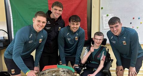 Memorable day for students at Ballina special school as Sam comes to visit
