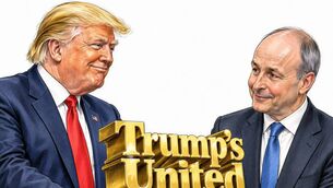 <p>Trump doesn’t endorse things and doesn't sign up or lend support. Instead, he acquires, and then mounts the signage. Illustration: Conor McGuire</p> <p>Trump doesn’t endorse things and doesn't sign up or lend support. Instead, he acquires, and then mounts the signage. Illustration: Conor McGuire</p>