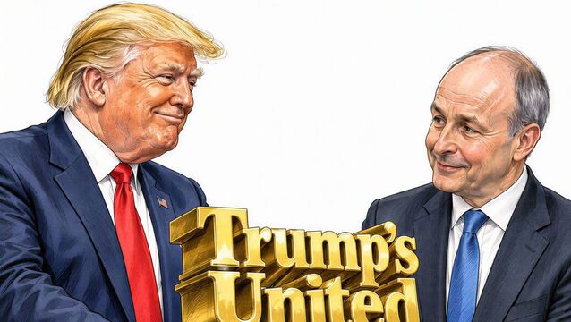 Trump puts his name to Irish unity