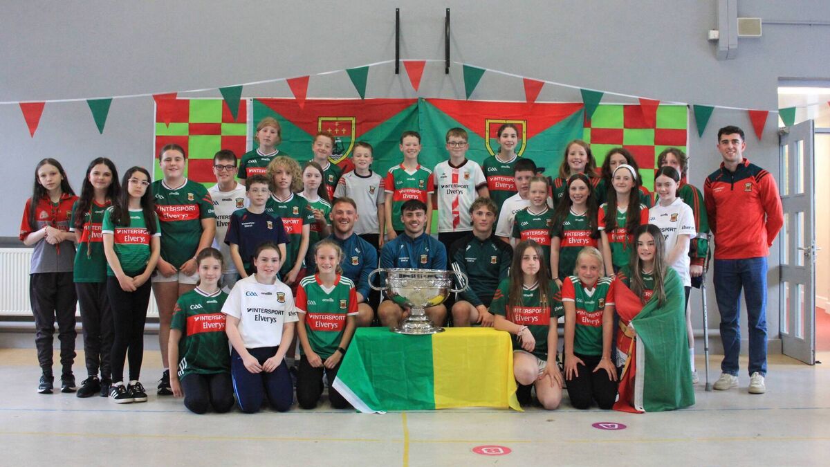 Local Notes: All-Ireland winners visit Breaffy NS, Ballina, with the Sam Maguire trophy.