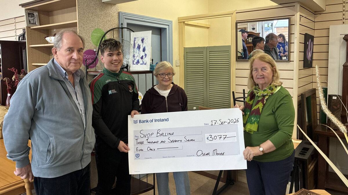 Inspiring Ballina teenager raises significant sum for local charity
