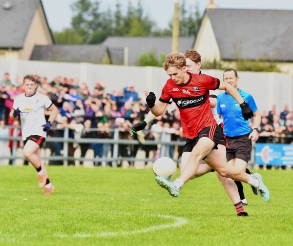 Fionn Conlon on the attack for Ballyhaunis. Pictures: Ballyhaunis GAA/Facebook Fionn Conlon on the attack for Ballyhaunis. Pictures: Ballyhaunis GAA/Facebook