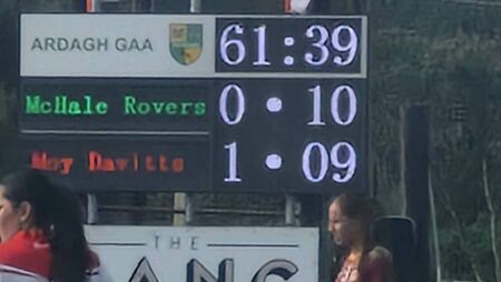 Kasey’s goal is crucial in narrow triumph for Moy Davitts
