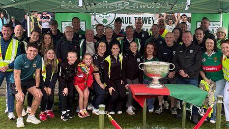 Local Notes: Sam Maguire's visit to Fr O'Hara Park, Charlestown.