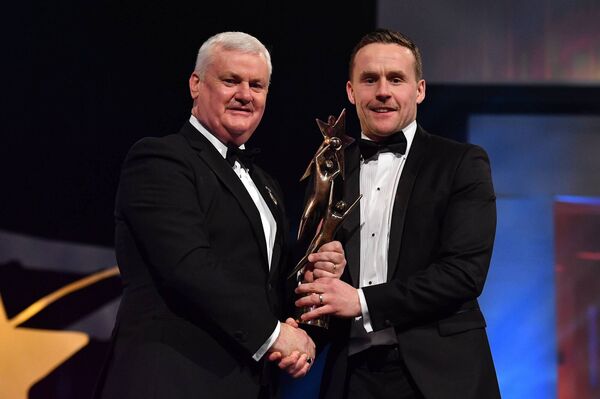 Current Mayo senior football manager Andy Moran, pictured, and Alan Dillon have two All-Stars. The Ballaghaderreen native also won the 2017 Footballer of the Year. Picture: Brendan Moran/Sportsfile 