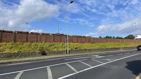 Embankment works have transformed approach route into Ballina