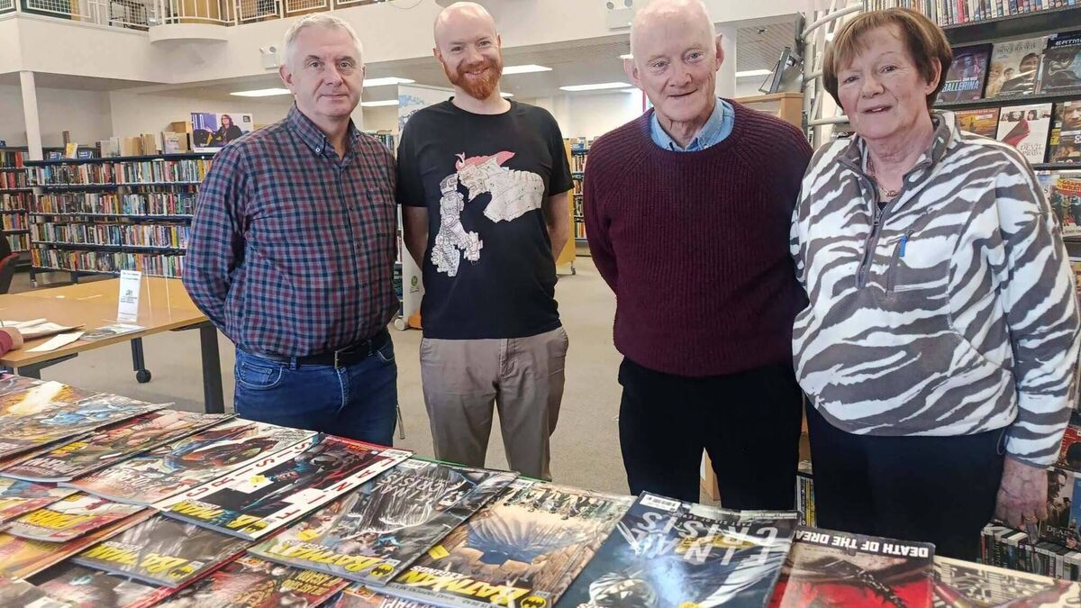 Mayo family donate late son's comic collection to local library