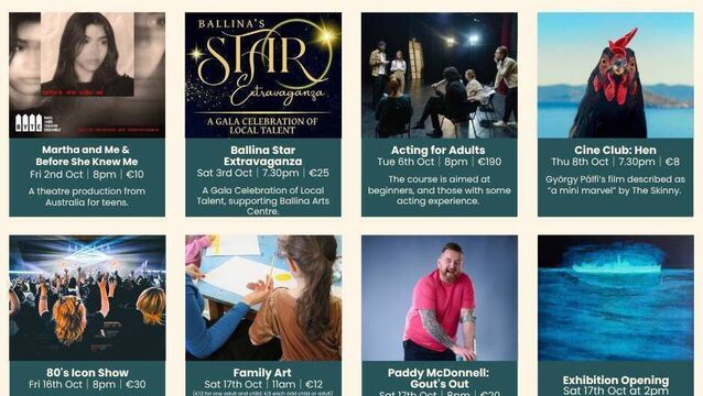 Action-packed October at Ballina Arts Centre