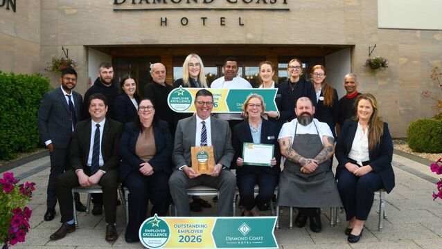 Diamond recognition for top local hotel Diamond recognition for top local hotel