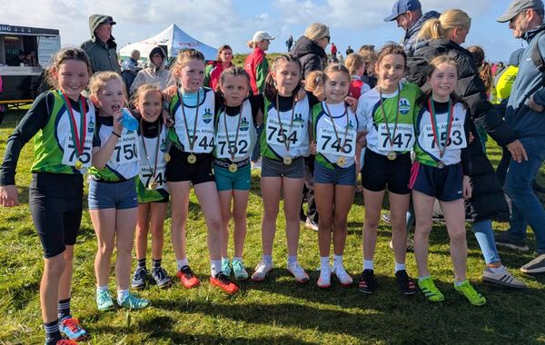 The under-10 girls of Moy Valley AC. The under-10 girls of Moy Valley AC.