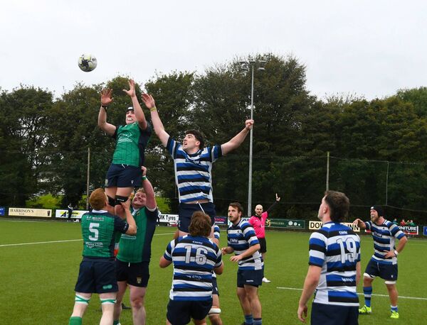 Ballina RFC contest a lineout with Corinthians RFC at Heffernan Park last Sunday. Picture: John O'Grady Ballina RFC contest a lineout with Corinthians RFC at Heffernan Park last Sunday. Picture: John O'Grady