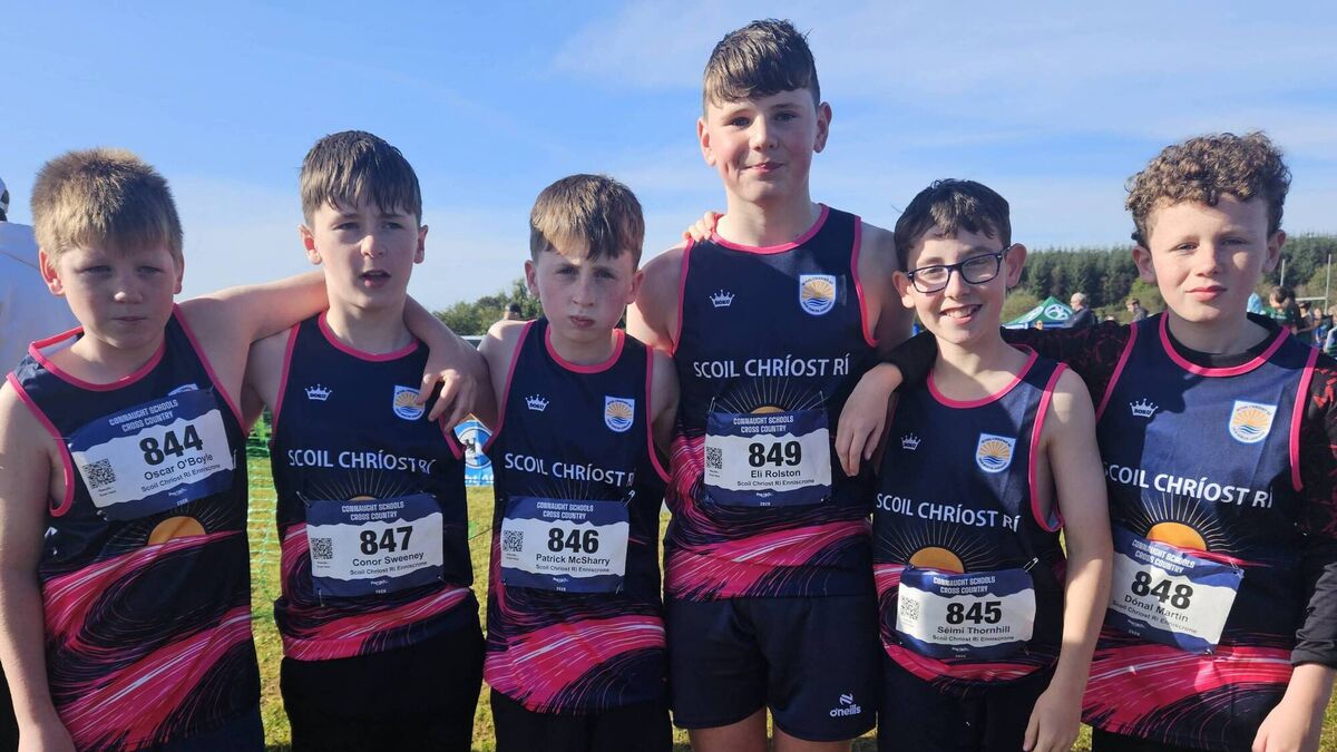 Local Notes: Scoil Chriost Ri, Enniscrone, finished an impressive 9th in Connacht Cross Country Championships.