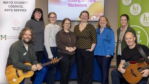 <p>Pictured at the meet-up event were, from left: David Hope, Music & Health Ireland; Ann Marie McGing, Ruth Pelham Burn, Jennifer Mongan, Saoirse Anton, Mayo Arts Service; Eileen O’Connor, Mayo Age Friendly; Anne Fahey Ronayne, Healthy Mayo; Darran Bourke, Music & Health Ireland. </p> <p>Pictured at the meet-up event were, from left: David Hope, Music & Health Ireland; Ann Marie McGing, Ruth Pelham Burn, Jennifer Mongan, Saoirse Anton, Mayo Arts Service; Eileen O’Connor, Mayo Age Friendly; Anne Fahey Ronayne, Healthy Mayo; Darran Bourke, Music & Health Ireland. </p>
