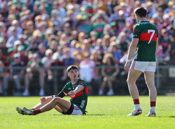 Garrymore's Enda Hession and Paddy Durcan of Castlebar Mitchels during less happier times AT MacHale Park when Mayo were beaten by Roscommon in this year's Connacht SFC. Picture: INPHO/Tom O’Hanlon Garrymore's Enda Hession and Paddy Durcan of Castlebar Mitchels during less happier times AT MacHale Park when Mayo were beaten by Roscommon in this year's Connacht SFC. Picture: INPHO/Tom O’Hanlon