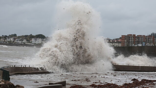 Mayo escaped the worst of Storm Austen, scenes of which can be seen here at Dun Laoghaire <p>Mayo escaped the worst of Storm Austen, scenes of which can be seen here at Dun Laoghaire</p>