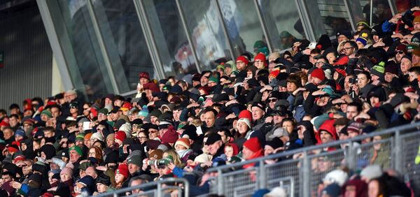A section of the huge attendance at last Sunday's Connacht Gold Mayo GAA SFC final which was partof a triple header of matches at Hastings Insurance MacHale Park, Castlebar, along with the junior and intermediate finals. The latter had been due to take place 24 hours earlier but was put back on account of Storm Boelo. Picture: David Farrell Photography A section of the huge attendance at last Sunday's Connacht Gold Mayo GAA SFC final which was partof a triple header of matches at Hastings Insurance MacHale Park, Castlebar, along with the junior and intermediate finals. The latter had been due to take place 24 hours earlier but was put back on account of Storm Boelo. Picture: David Farrell Photography