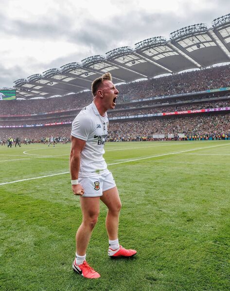  Ryan O'Donoghue celebrates after the All-Ireland Final, Credit ©INPHO/James Crombie